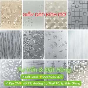 Giấy dán kính mờ
